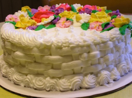 Flower Basket Cake